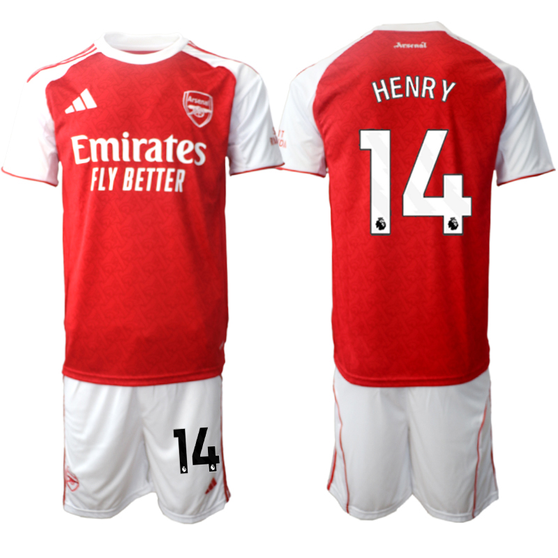 Men 2025-2026 Club Arsenal home red 14 Soccer Jersey 01